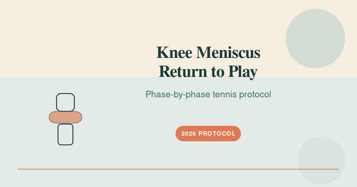 Featured image for knee meniscus tennis return to play — knee meniscus tennis return to play illustrated