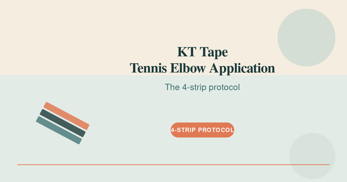 Featured image for kt tape tennis elbow application guide — kt tape tennis elbow application guide illustrated
