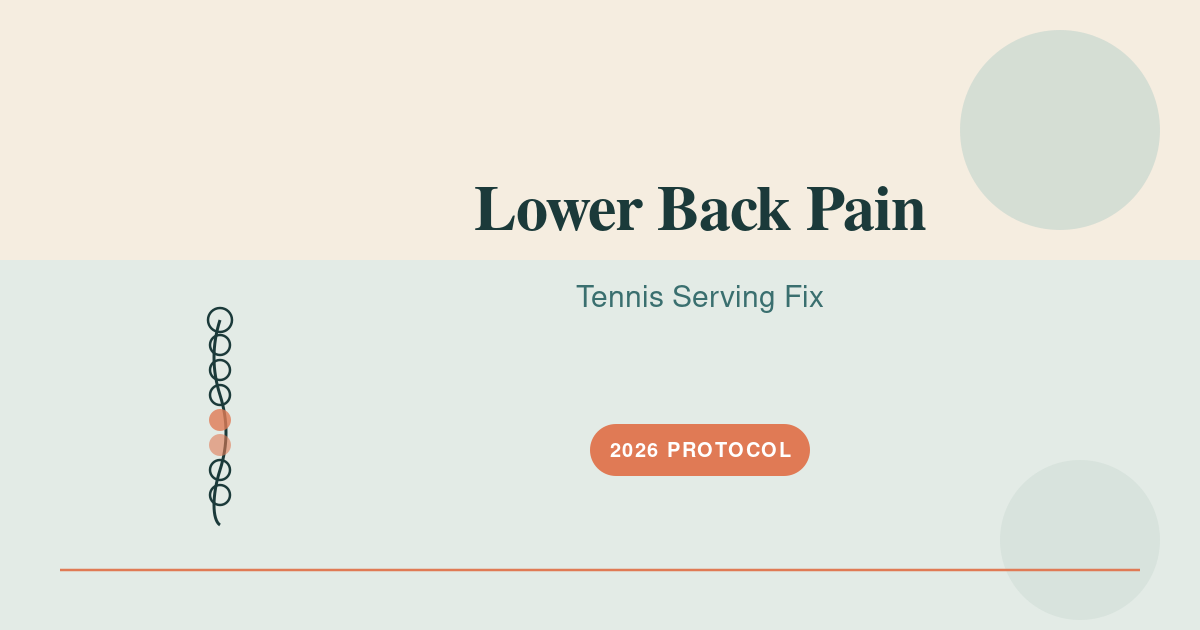 Featured image for lower back pain tennis serving — lower back pain tennis serving illustrated