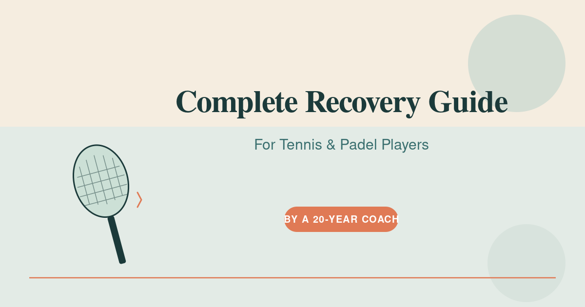 Featured image for recovery for tennis and padel players — recovery for tennis and padel players illustrated