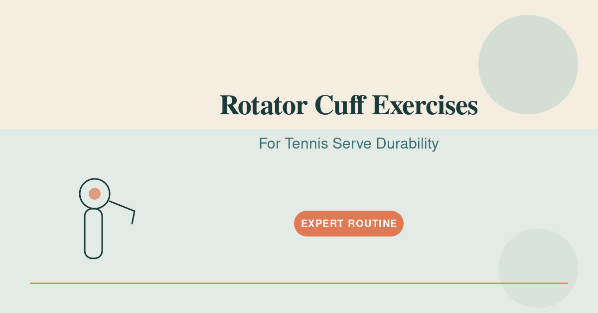 Featured image for Rotator Cuff Exercises for Tennis Serve — rotator cuff exercises tennis serve illustrated