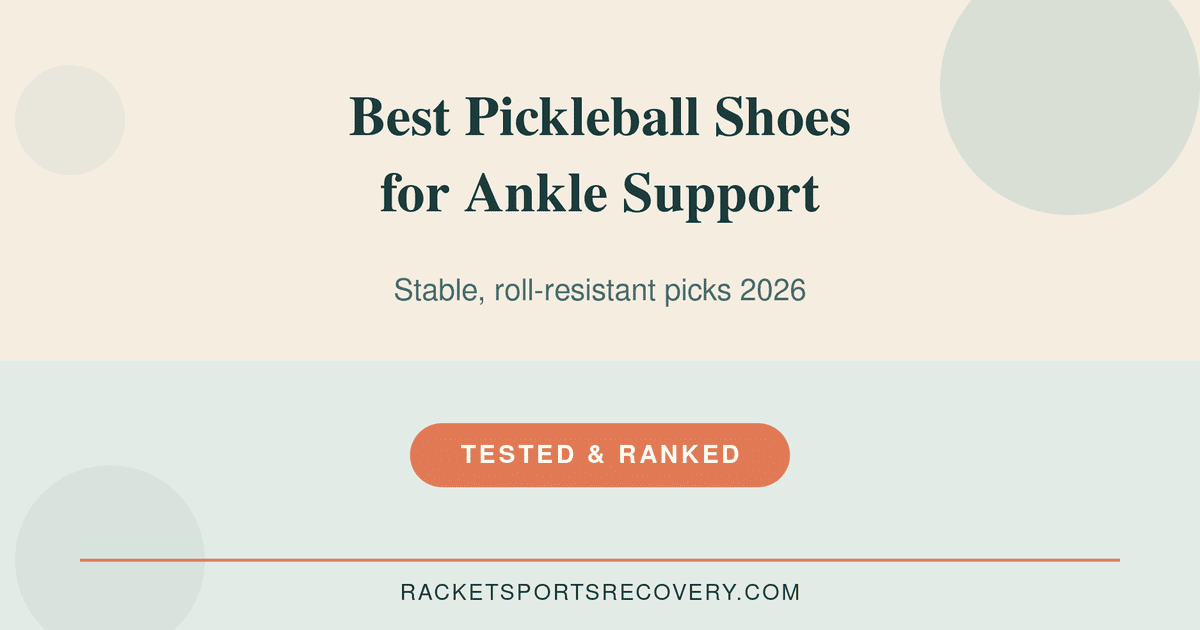 Featured image for Best Pickleball Shoes for Ankle Support (2026) — best pickleball shoes for ankle support illustrated
